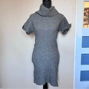 Classy chic Banana Republic lambs wool cowl neck sweater dress